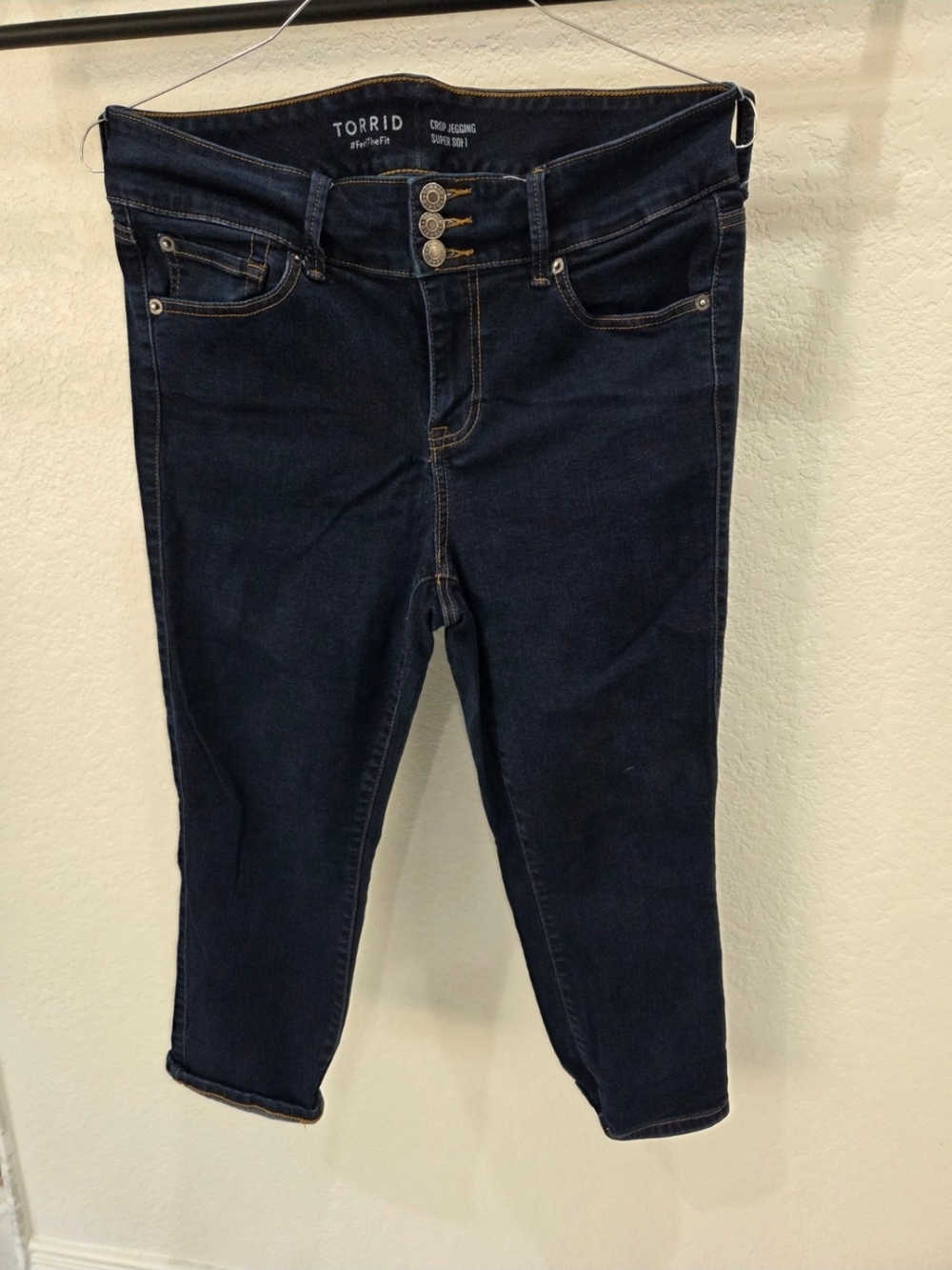 torrid Dark Indigo High-Rise Ankle Skinny Jeans